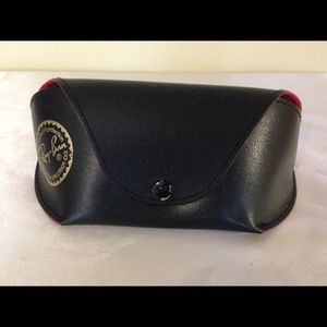 RayBan Sunglasses/Glasses Case Black Red Sz S